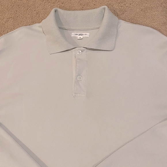Mens Lady White Co long sleeve polo - Picture 2 of 3